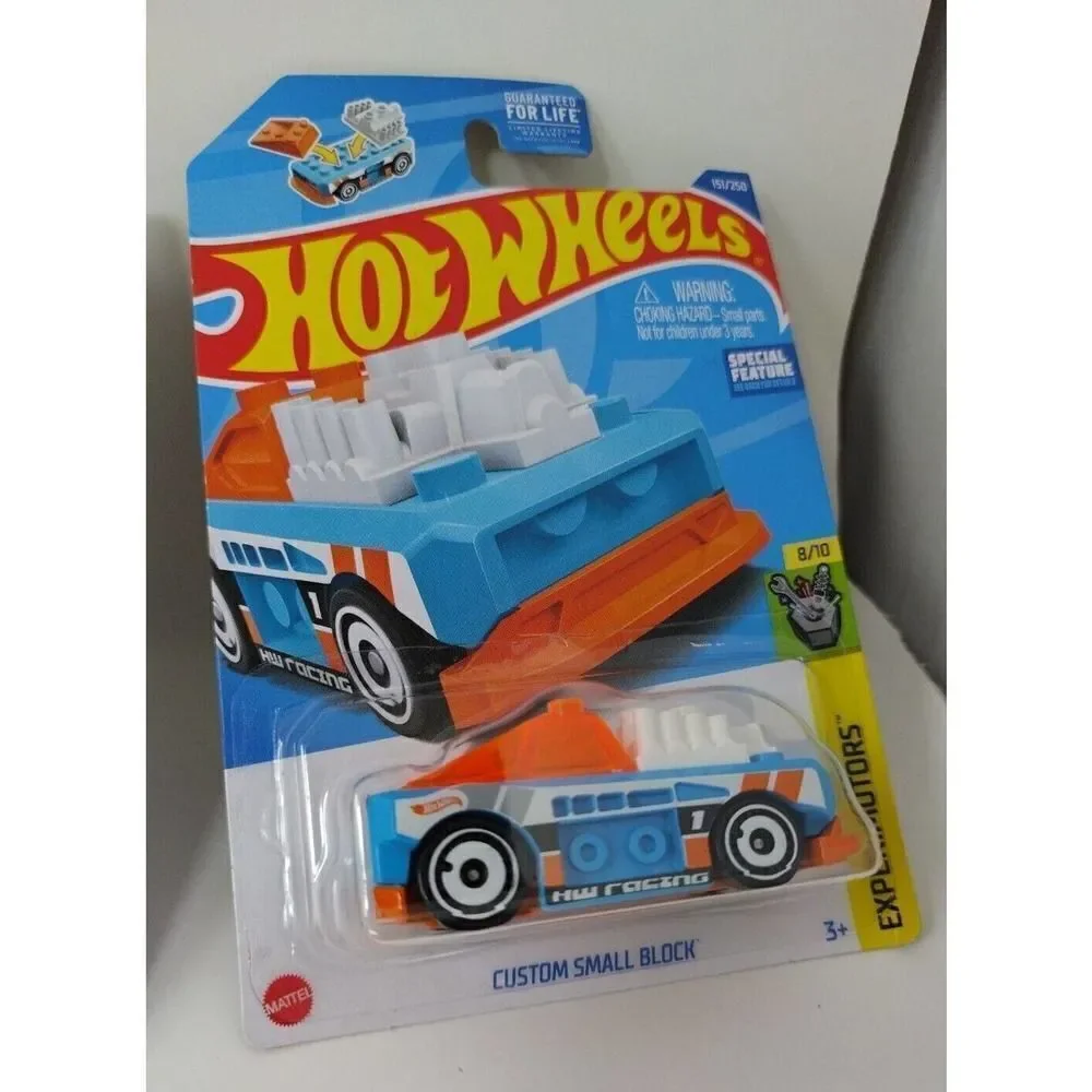 Hot Wheels Experimotors Lot Of 5 Includes 3 Lego Brick Compatible Vehicles Cool!